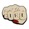 FIGHT LIKE A GIRL FIST HAT, LAPEL, PIN